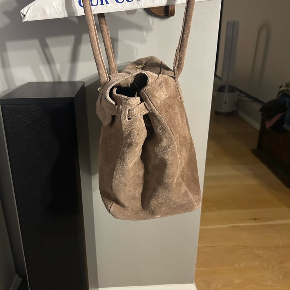 POEMIA ROMA GENUINE SUEDE HANDBAG - Picture 5 of 15
